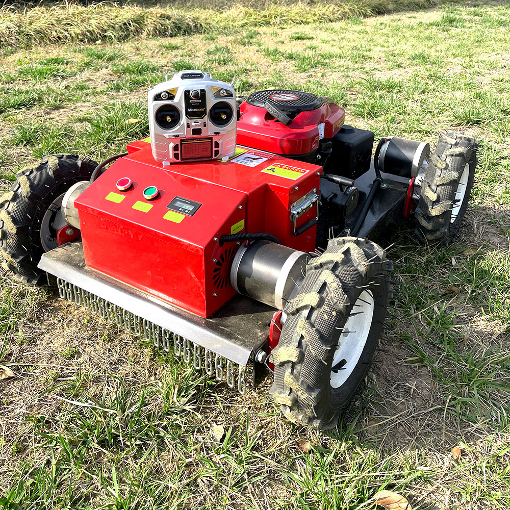 200m Remote Control Mini Wheel Slope Lawn Mower With 550mm Cutting Width HT550-hightop