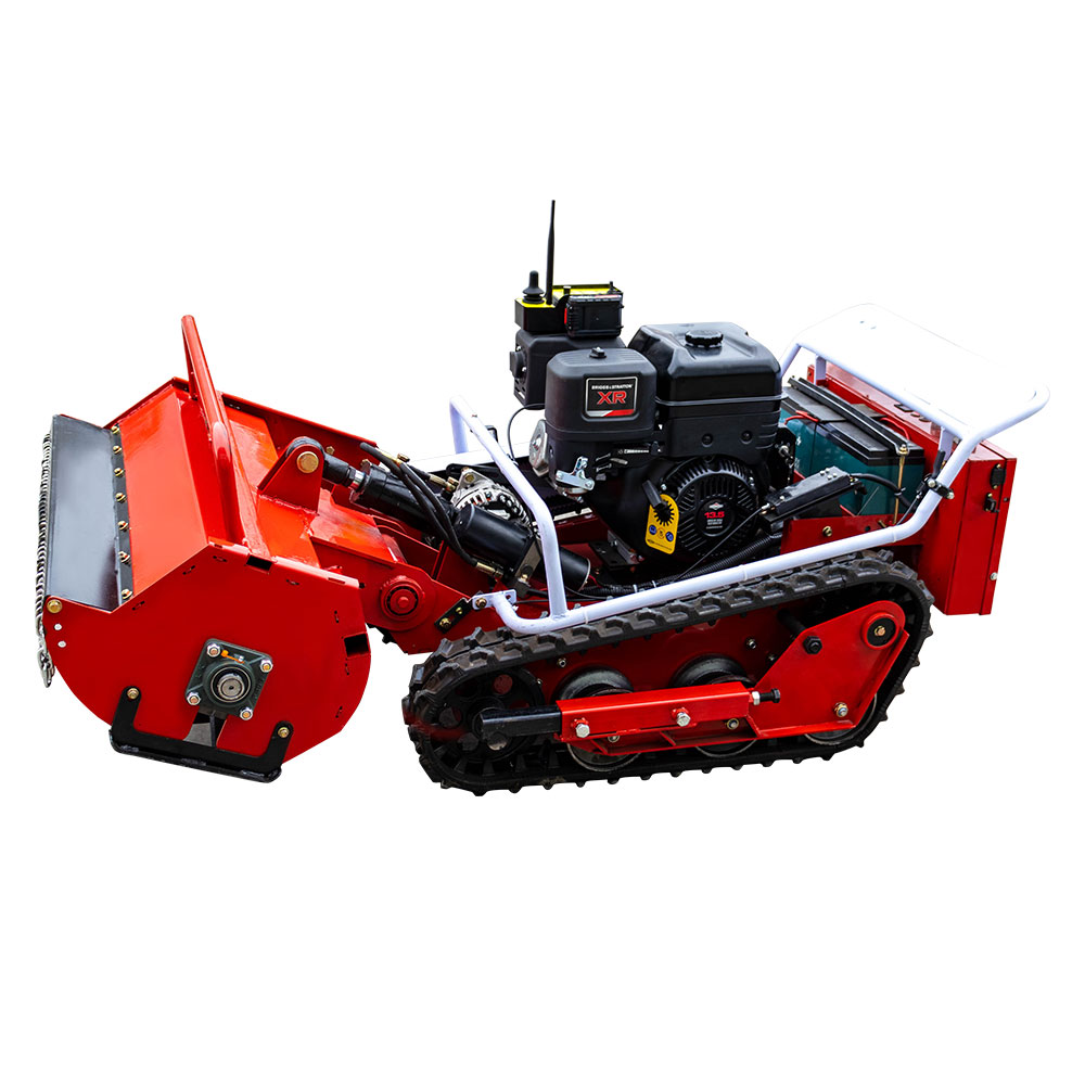 Hybrid Remote Control Rubber Crawler Flail Mower HT-80S-hightop