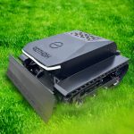 70 ° Steep Slope Width Remote Control Rubber Crawler Lawn Mower-hightop