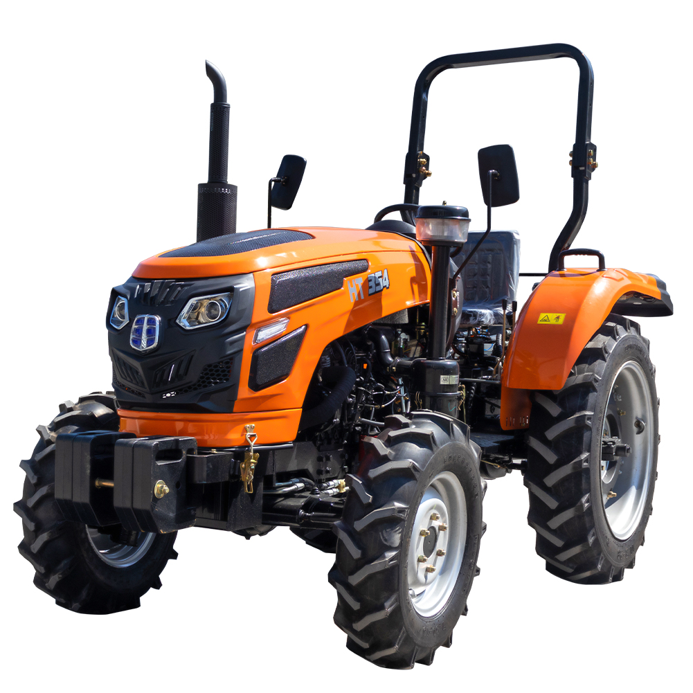 35HP 4WD Compact Wheeled Agricultural Farm Tractor With ROPS Frame HT354-hightop