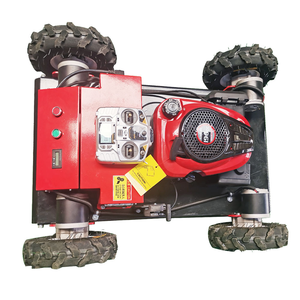 200m Remote Control Mini Wheel Slope Lawn Mower With 550mm Cutting Width HT550-hightop