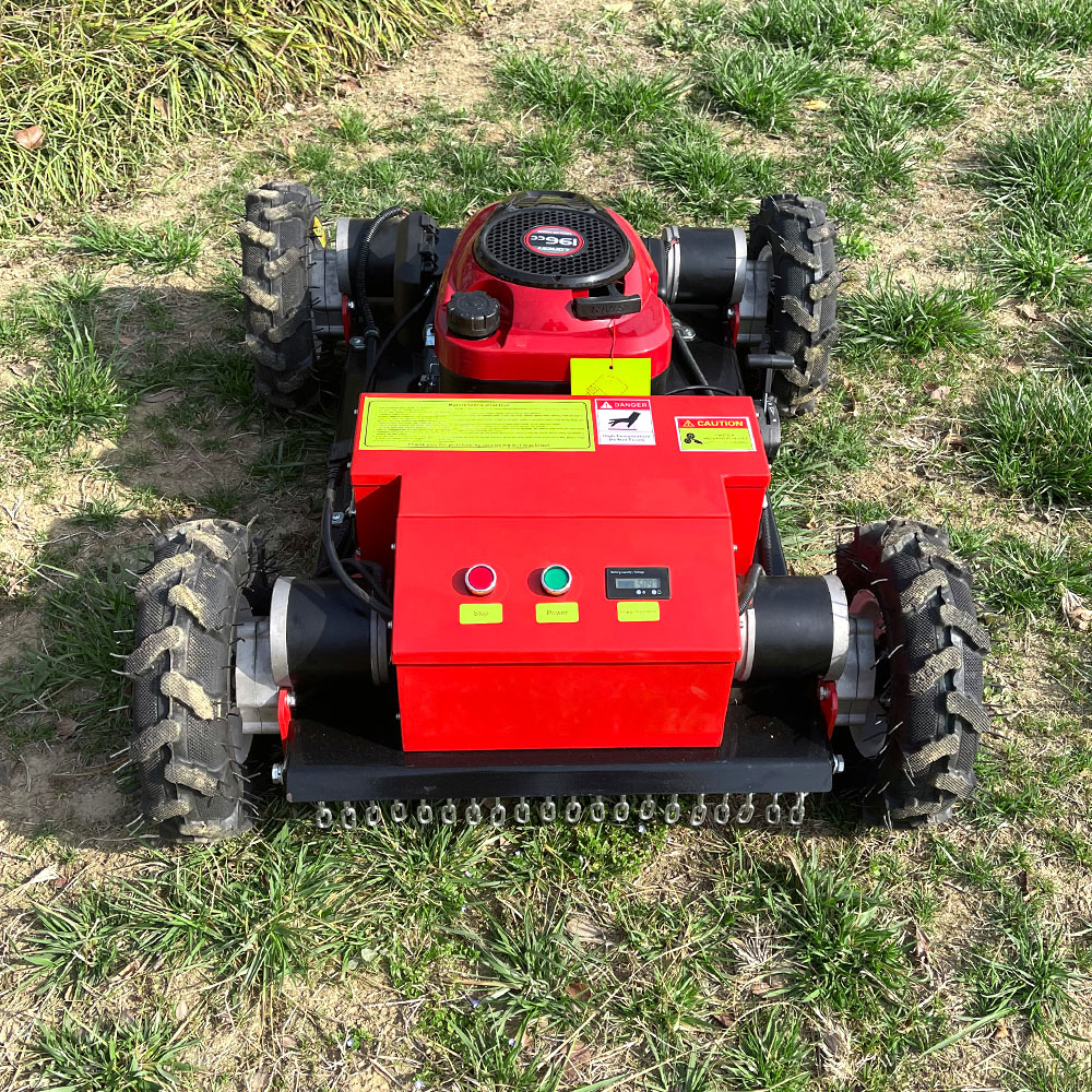 200m Remote Control Mini Wheel Slope Lawn Mower With 550mm Cutting Width HT550-hightop