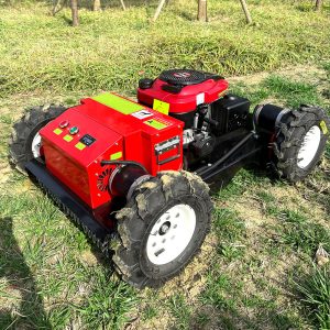 200m Remote Control Mini Wheel Slope Lawn Mower With 550mm Cutting Width HT550-hightop