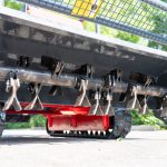 1200mm Large Width Remote Control Diesel Crawler Lawn Mower-hightop