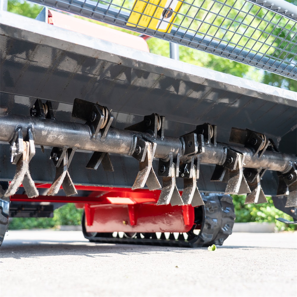 1200mm Large Width Remote Control Diesel Crawler Lawn Mower-hightop