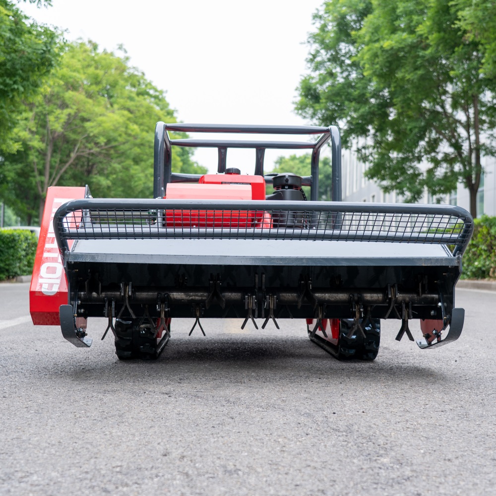 1200mm Large Width Remote Control Diesel Crawler Lawn Mower-hightop