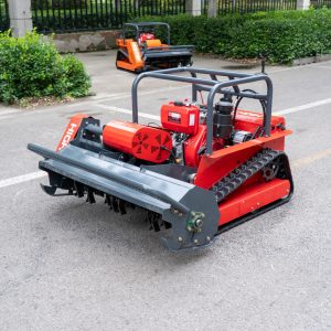 1200mm Large Width Remote Control Diesel Crawler Lawn Mower-hightop