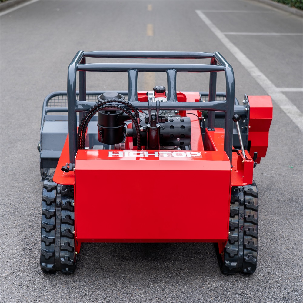 1200mm Large Width Remote Control Diesel Crawler Lawn Mower-hightop