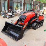 Front Loader Equipped Rubber Track Compact Crawler Tractor-hightop