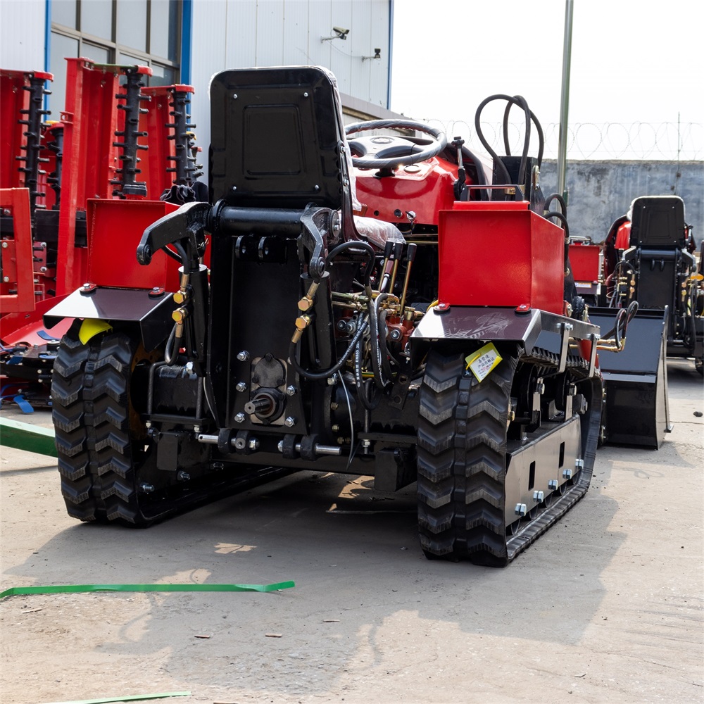 Front Loader Equipped Rubber Track Compact Crawler Tractor-hightop