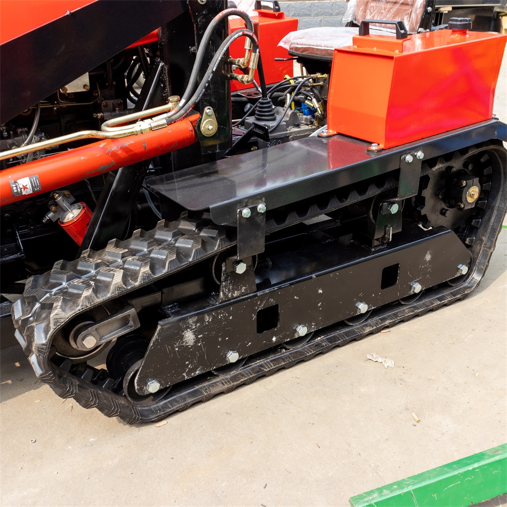 Front Loader Equipped Rubber Track Compact Crawler Tractor-hightop