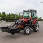 Medium Farm Heavy Duty 70HP 4WD Cab Agricultural Wheel Tractor-hightop