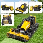 Large Remote Control Rubber Track Flail Mower HTM55-hightop