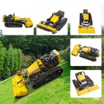 Large Remote Control Rubber Track Flail Mower HTM55-hightop