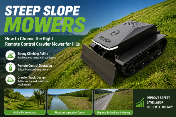 steep slope mowers